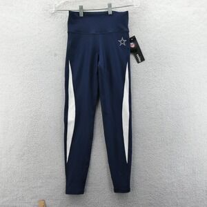 Certo Leggings Women Extra Small Dallas Cowboys Navy Blue White NFL Athletic